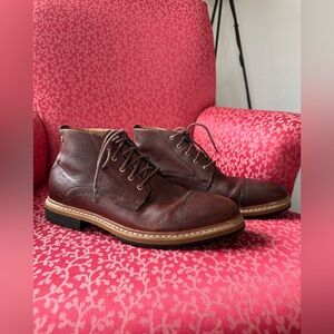 Timberland Leather Boots, Lace Up, Size 8, Brown